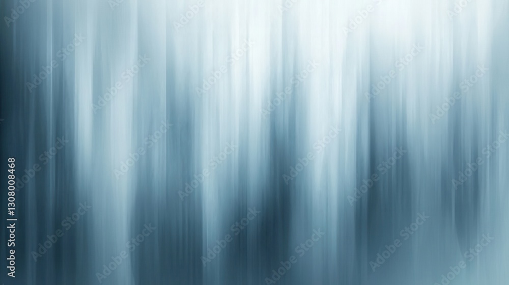 Fototapete Muted blue and gray abstract representation of sadness with soft edges and raindrops in a somber atmosphere Generative AI