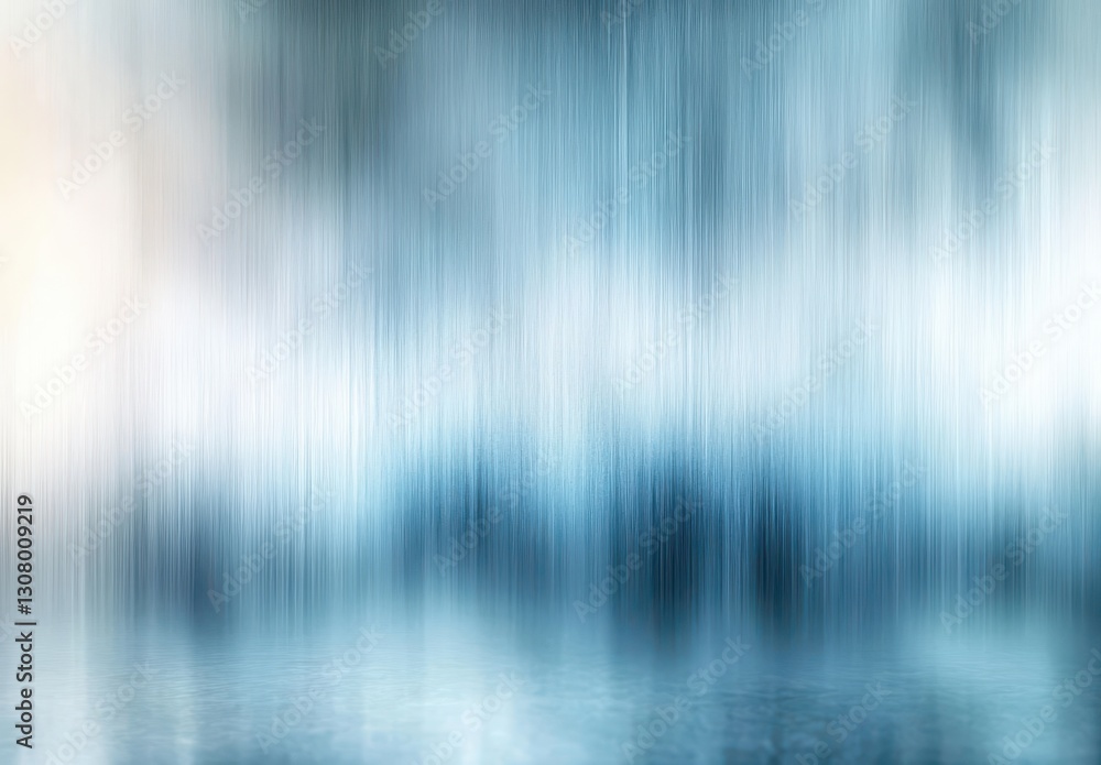 Aufkleber soft blue abstract background with flowing water-like effect ideal for calm and serene designs in va