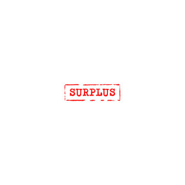 surplus worn rubber stamp