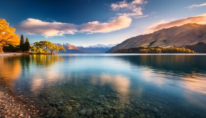 Naklejka premium lake wanaka