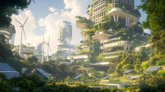 太陽光発電と緑の未来