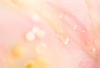 Dew-Kissed Flowers in Gentle Morning Light