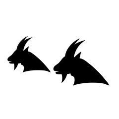 Fototapeta premium Goat vector icon 