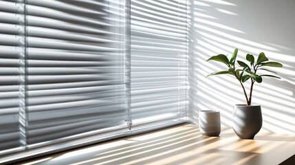 Window Blinds Shadow Overlay Effect