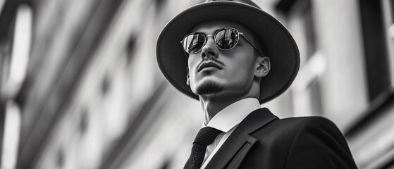 Urban Style Handsome Man Portrait