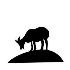 vector goat silhouettes
