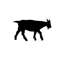 vector goat silhouettes
