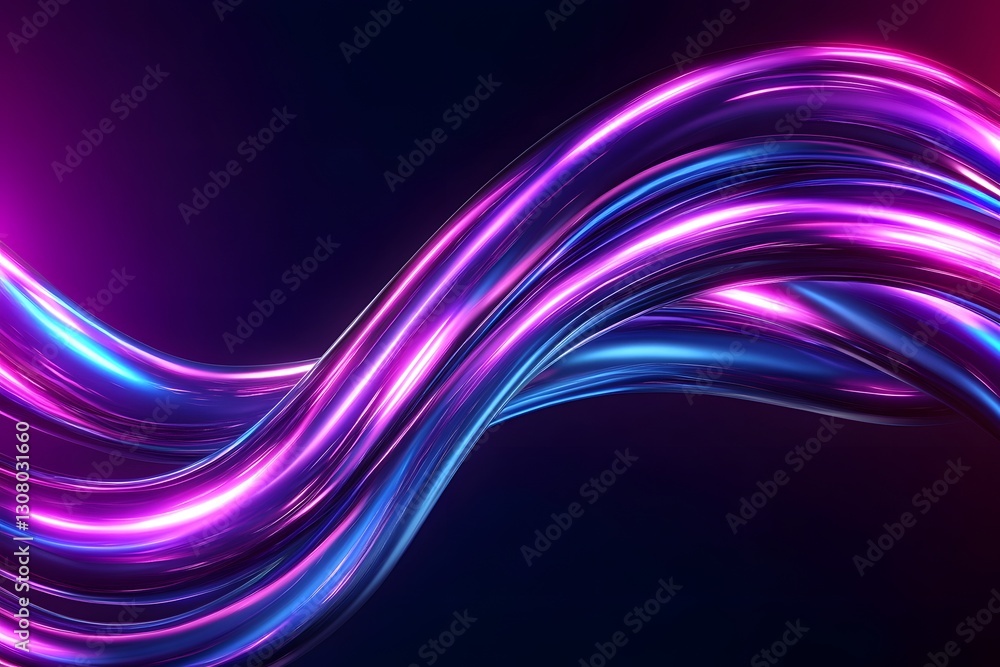 Aufkleber sophisticated interlocking digital plexus network with vibrant pulsing energy streams