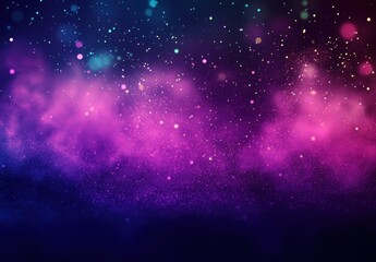 Obraz premium Vibrant Colorful Galaxy Background with Stars, Soft Lights, and Ethereal Atmosphere for Creative Designs and Visual Projects