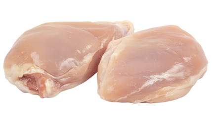 raw chicken breast skinless, isolated, transparent, png, background, cutout