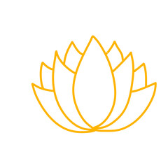 Vector water lily icon
