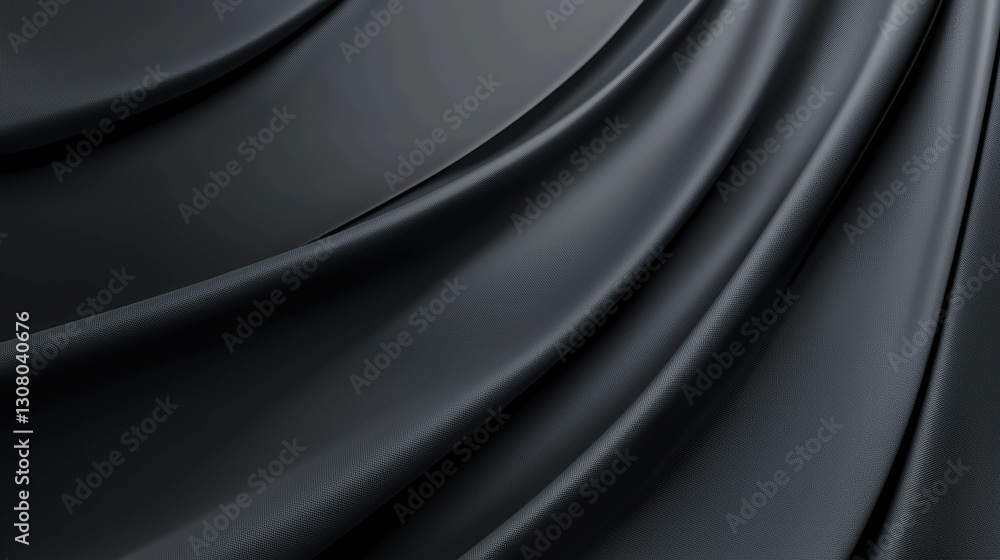 Poster glossy and matte surfaces interacting in a dynamic mix of draped textures and shadows