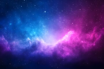 Fototapeta premium Ethereal Cosmic Landscape with Glowing Celestial Bodies and Shimmering Stardust