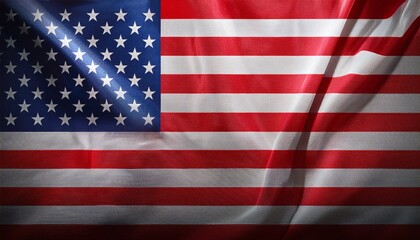 Naklejka premium us flag on transparent