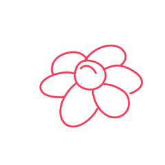 Collection of spring colorful flower
