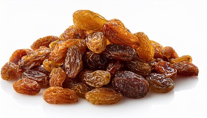 Obraz premium raisins isolated on white background