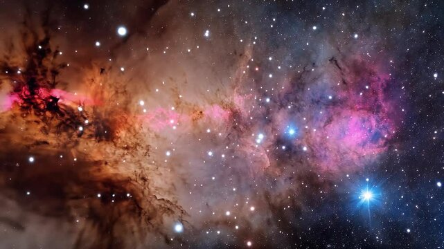 A stunning cosmic view showcases vibrant stars and colorful nebulae in deep space, evoking wonder and curiosity about the universe.