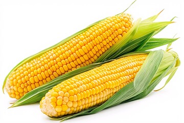 Fresh Organic Corn on the Cob: Healthy Yellow Maize for Summer BBQ and Gluten-Free Cooking