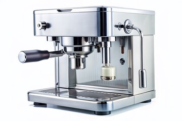 Clean Espresso Machine Water Filter Isolated on White Background - High-Resolution Stock Photo