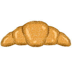bread isolated on white