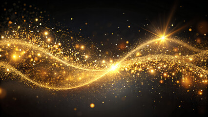 Naklejka premium Glittery background 