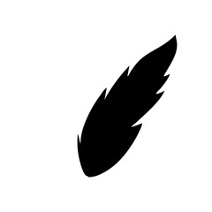Feather black icon
