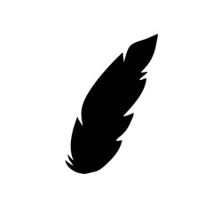 Feather black icon
