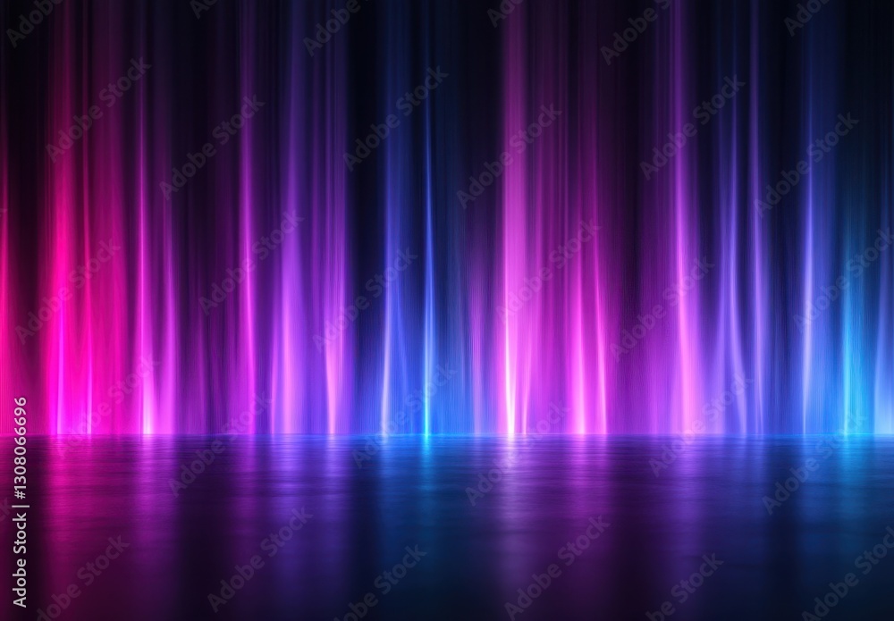 Poster abstract light beam background with gradient colors and reflections for design and art concepts in p