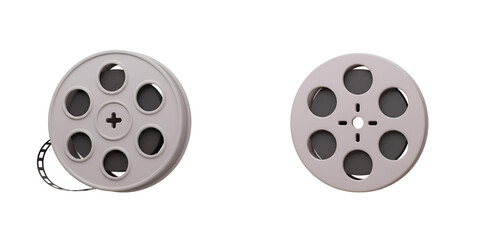 Film reel – A circular reel with evenly spaced film holes, classic cinema icon