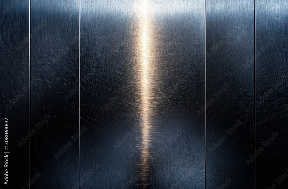 Poster abstract metallic background with shiny reflective surface and subtle texture variations showcasing 