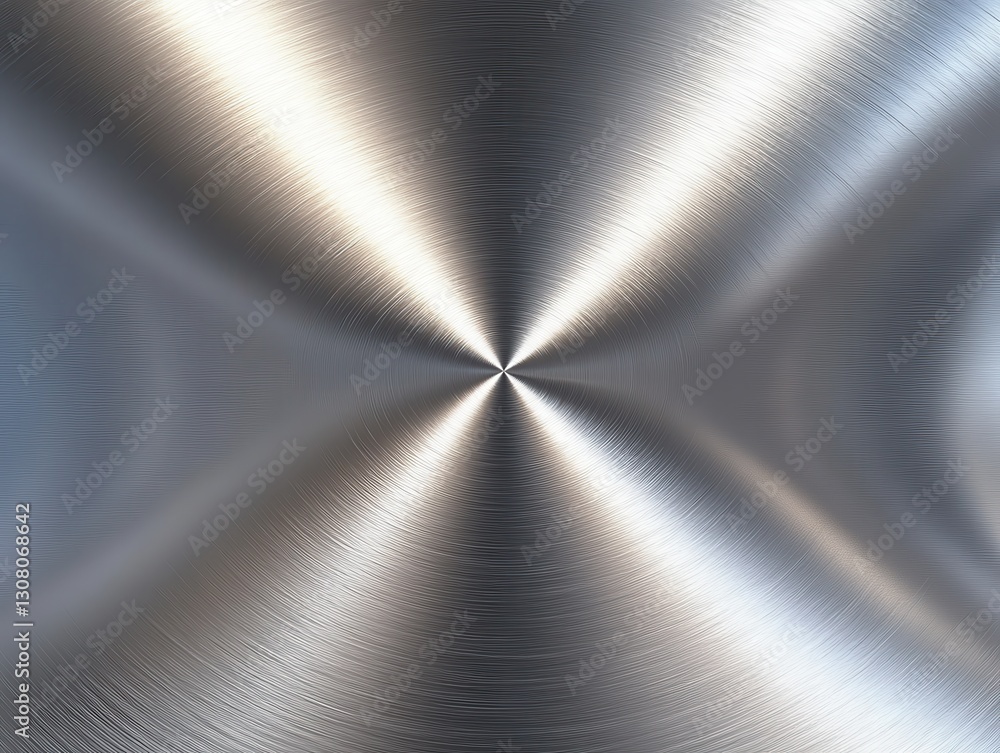 Poster abstract metallic background with shiny brushed texture demonstrating a sleek and modern design evok
