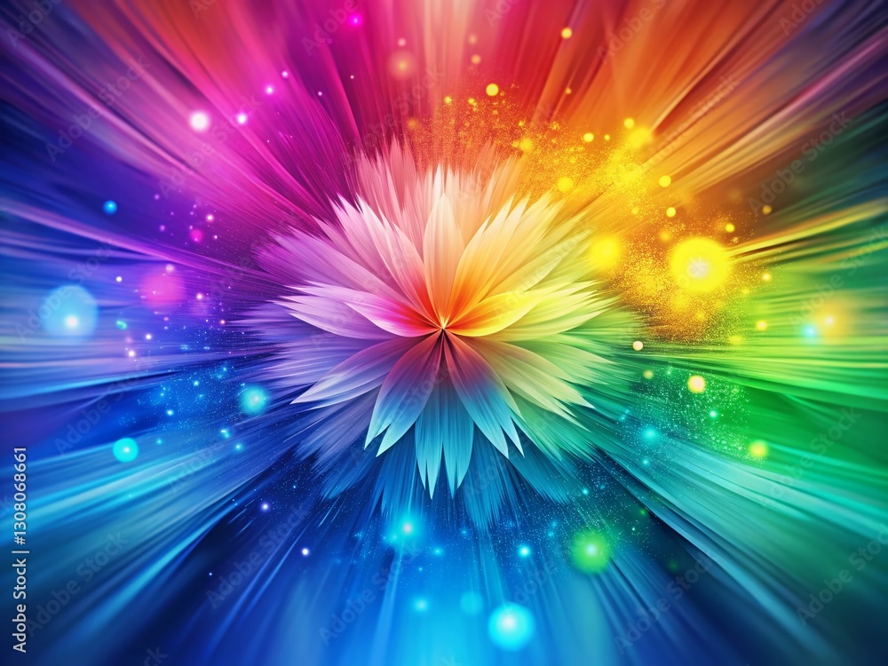 Poster cool color gradient background clip art: abstract design for digital projects