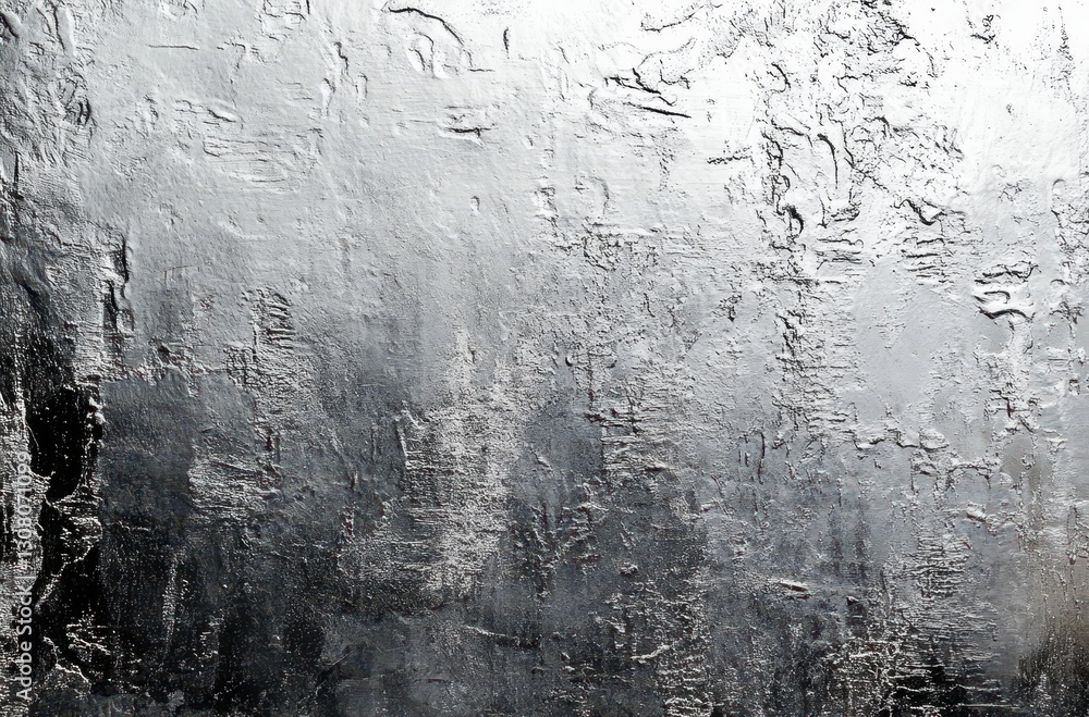 Aufkleber abstract metallic texture with intricate patterns in shades of silver and gray, ideal for background