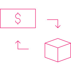 Pick n Pay icon single vector illustration
