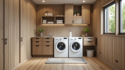 Modern Laundry Room Interior Design