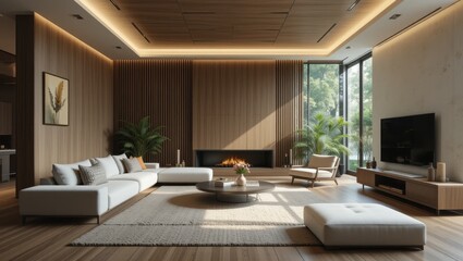 Modern Living Room Interior Design (3)