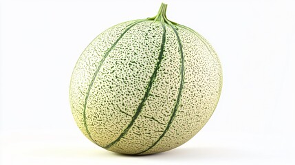 Fresh melon isolated on white background for design use