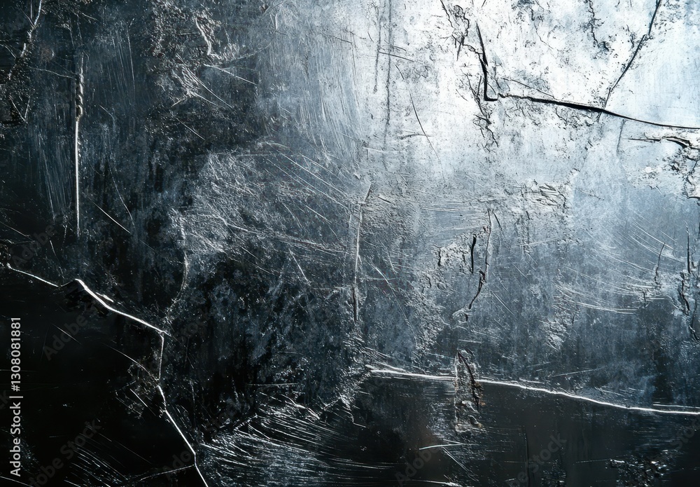Aufkleber abstract textured surface in shades of gray with scratches and scrapes ideal for backgrounds and art