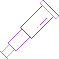 Telescope icon single vector illustration