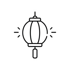 Fototapeta premium Lantern Vector icon