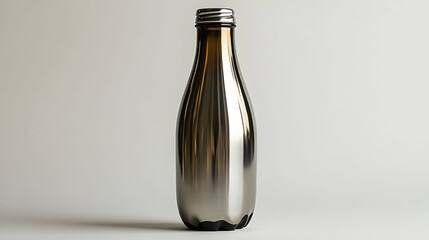 Sleek Gunmetal 3D Render of a Modern Water Bottle