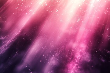 Abstract pink and purple gradient background with white light rays, blurry lines, and dynamic light effects, close-up of digital art.