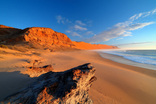  namibia dawn dune beach