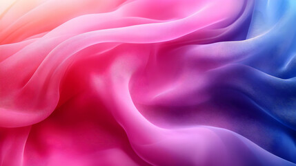 Obraz premium Vibrant Rainbow Silk Fabric Abstract Background Illustration