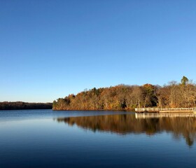 Tobyhanna State Park at Autumn