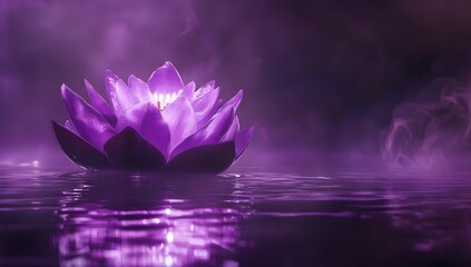 minimal gradient design with a lotus symbol for World Introvert Day