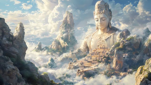 Divine creation a stunning depiction of god s artistry and the wonders of the world. Transcendent - Statue. Illustration