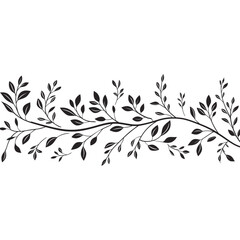 Leaf Border Clipart illustration decorative graphics vector
