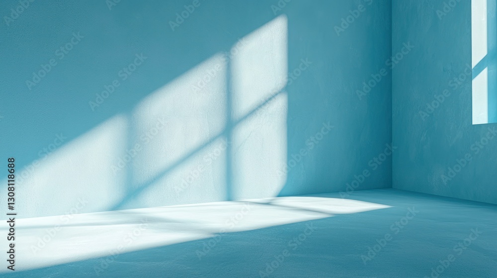 Poster a smooth, softly lit blue background with minimal texture for a clean look.