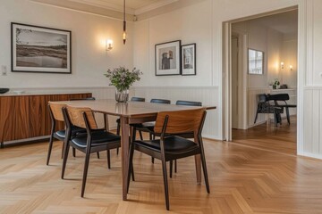 Fototapeta premium Elegant Dining Room Interior